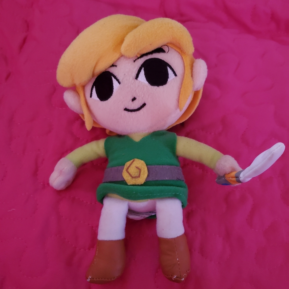Plush Zelda Toy - Green and Yellow